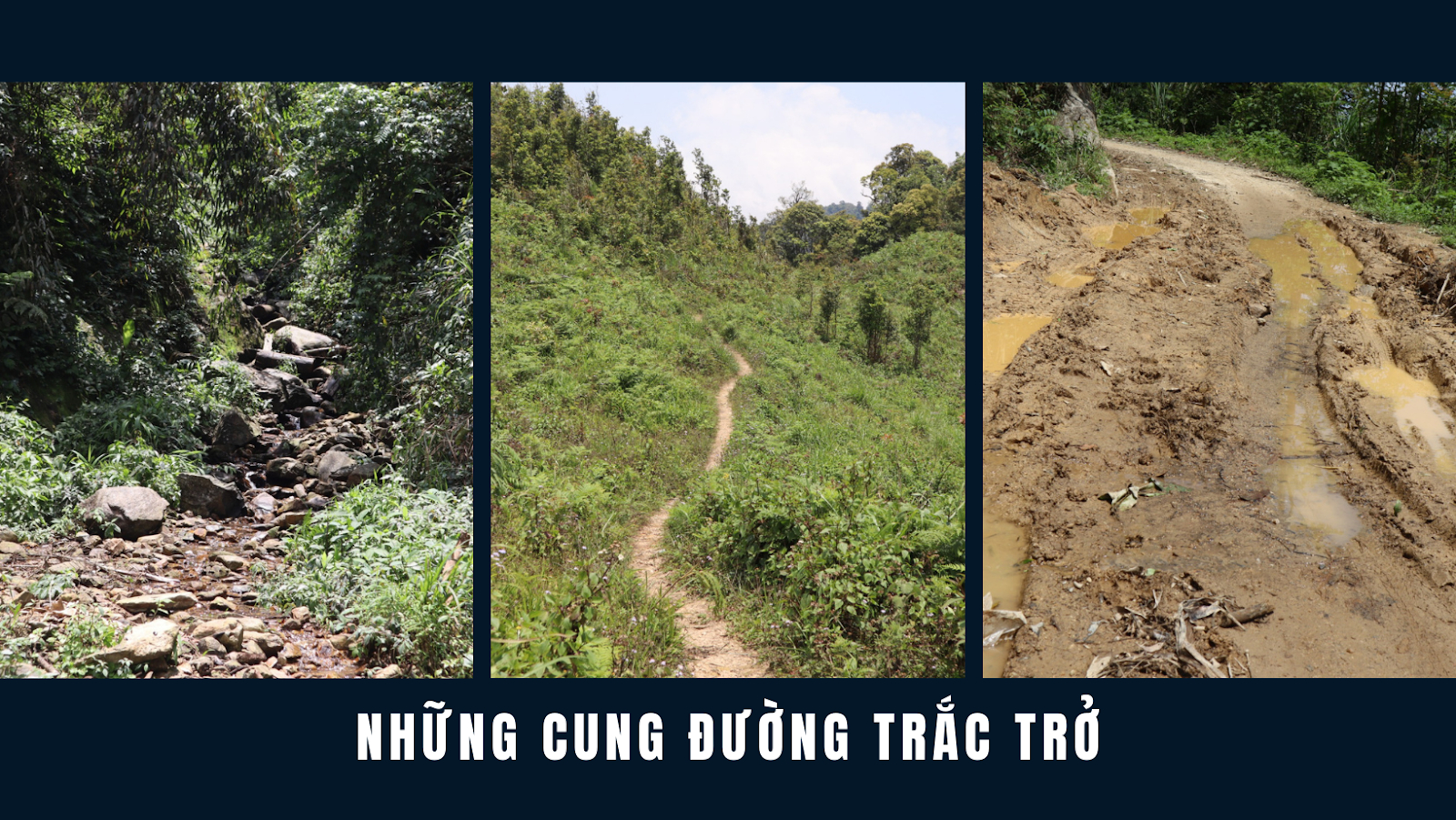 những cung đường trắc trở